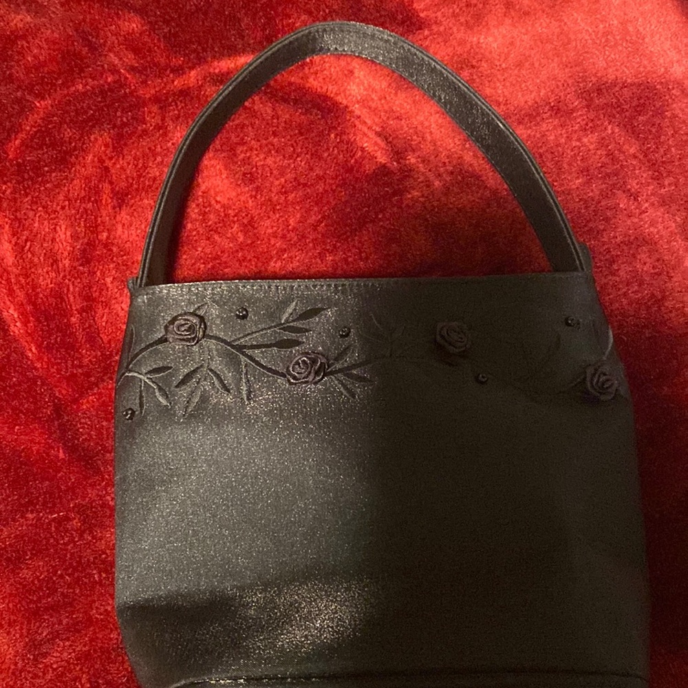 Frankie and Johnnie Black Shoulder Bag